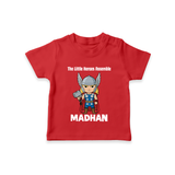 Little Thunder Warrior Graphic TShirt - RED - 0-5 Months Old (Chest 17")