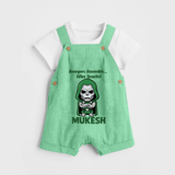 After Snacks Superhero Squad Dungaree - GREEN - 0 - 5 Months Old (Chest 18")