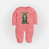 After Snacks Superhero Squad Full Body Suit - PEACH - New Born (Chest 7.5")