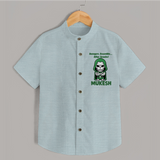 After Snacks Superhero Squad Shirt - ARCTIC BLUE - 0 - 6 Months Old (Chest 23")