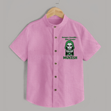 After Snacks Superhero Squad Shirt - BABY PINK - 0 - 6 Months Old (Chest 23")