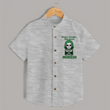 After Snacks Superhero Squad Shirt - GREY - 0 - 6 Months Old (Chest 23")