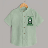 After Snacks Superhero Squad Shirt - MINT GREEN - 0 - 6 Months Old (Chest 23")