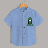 After Snacks Superhero Squad Shirt - SKY BLUE - 0 - 6 Months Old (Chest 23")