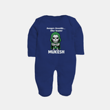 After Snacks Superhero Squad Full Body Suit - NAVY BLUE - New Born (Chest 7.5")