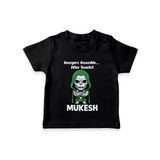 After Snacks Superhero Squad TShirt - BLACK - 0-5 Months Old (Chest 17")