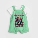  Bedtime World Saver Dungaree - GREEN - 0 - 5 Months Old (Chest 18")