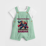  Bedtime World Saver Dungaree - MINT GREEN - 0 - 5 Months Old (Chest 18")