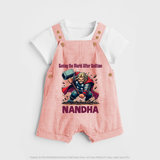  Bedtime World Saver Dungaree - PEACH - 0 - 5 Months Old (Chest 18")