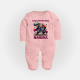  Bedtime World Saver Full Body Suit - BABY PINK - New Born (Chest 7.5")