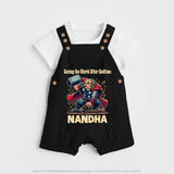  Bedtime World Saver Dungaree - BLACK - 0 - 5 Months Old (Chest 18")