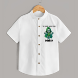  Tiny Avenger Massive Power Shirt - WHITE - 0 - 6 Months Old (Chest 23")