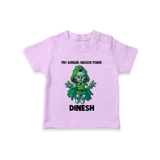  Tiny Avenger Massive Power TShirt - LILAC - 0-5 Months Old (Chest 17")