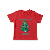  Tiny Avenger Massive Power TShirt - RED - 0-5 Months Old (Chest 17")