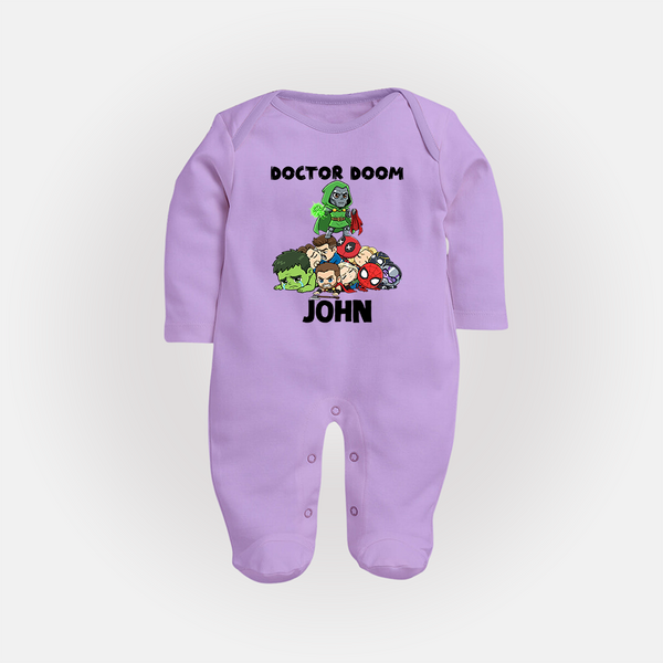 Ultimate Superhero Squad Full Body Suit - LILAC - New Born (Chest 7.5")