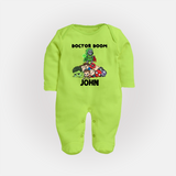 Ultimate Superhero Squad Full Body Suit - LIME GREEN - New Born (Chest 7.5")