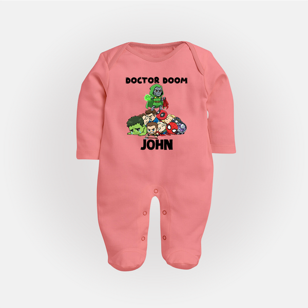 Ultimate Superhero Squad Full Body Suit - PEACH - New Born (Chest 7.5")