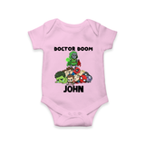 Ultimate Superhero Squad Baby Romper - BABY PINK - New Born (Chest 14")