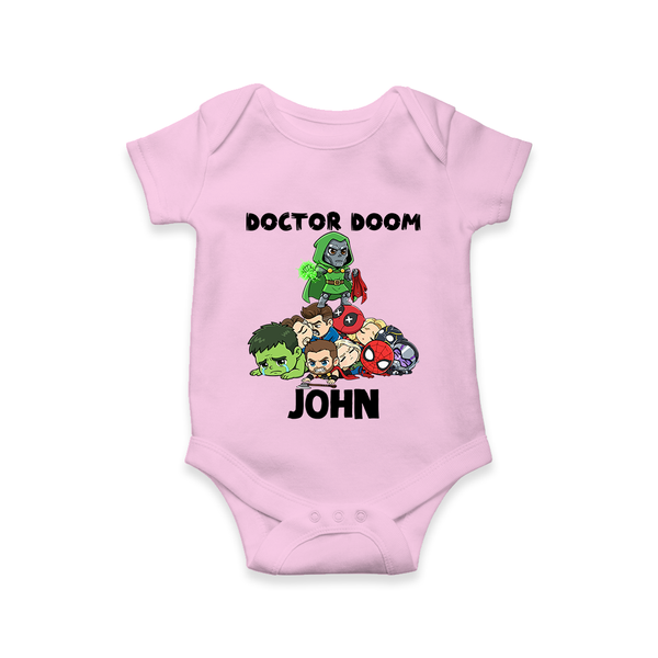 Ultimate Superhero Squad Baby Romper - BABY PINK - New Born (Chest 14")