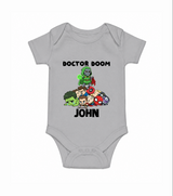 Ultimate Superhero Squad Baby Romper - GREY - New Born (Chest 14")