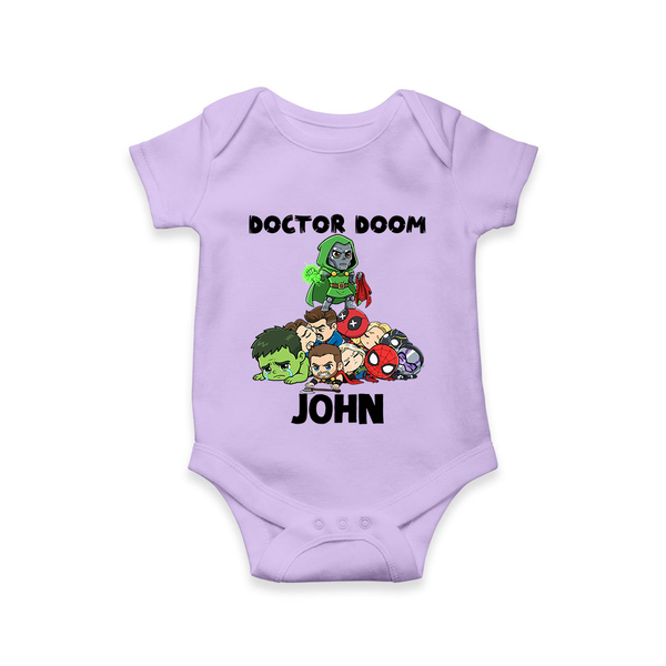 Ultimate Superhero Squad Baby Romper - LILAC - New Born (Chest 14")
