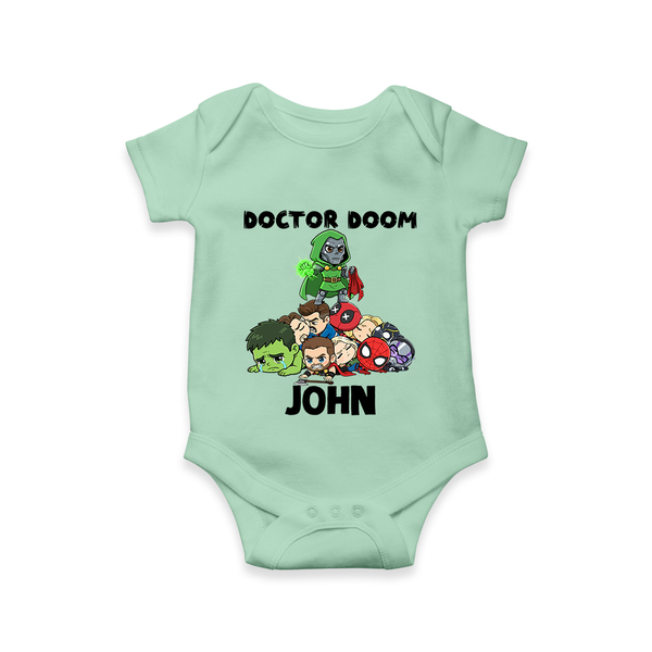 Ultimate Superhero Squad Baby Romper - MINT GREEN - New Born (Chest 14")