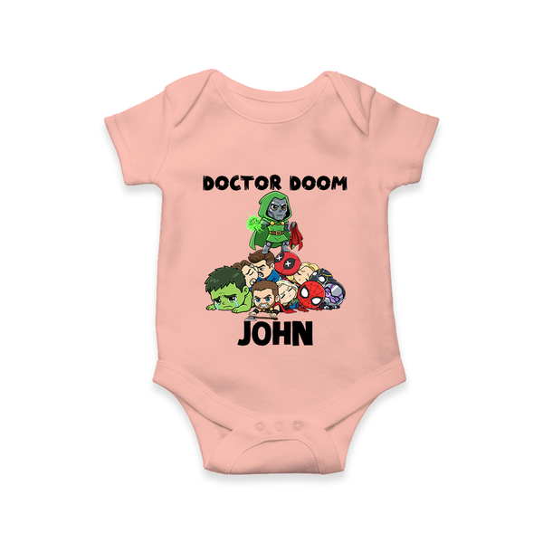 Ultimate Superhero Squad Baby Romper - PEACH - New Born (Chest 14")