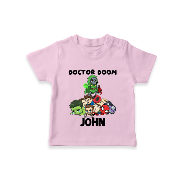 Ultimate Superhero Squad TShirt - BABY PINK - 0-5 Months Old (Chest 17")