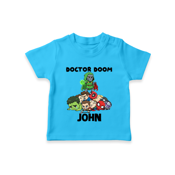 Ultimate Superhero Squad TShirt - SKY BLUE - 0-5 Months Old (Chest 17")