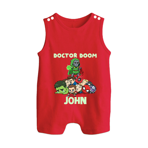Ultimate Superhero Squad Button Romper - RED - New Born (Chest 18")
