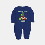 Ultimate Superhero Squad Full Body Suit - NAVY BLUE - New Born (Chest 7.5")