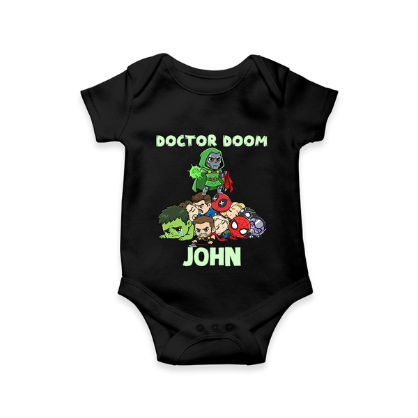 Ultimate Superhero Squad Baby Romper - BLACK - New Born (Chest 14")