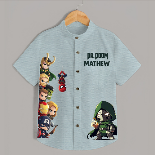 Little Heroes Doctor Doom Squad Printed Shirt