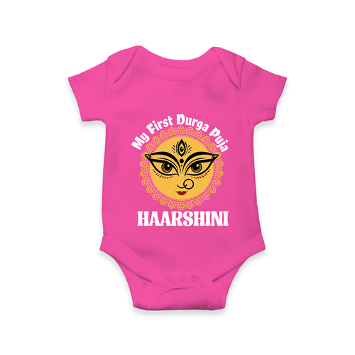 My First Durga Puja Sacred Eyes Artwork Romper