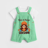 Ghar Ki Durga Divine Goddess Dungaree - GREEN - 0 - 5 Months Old (Chest 18")