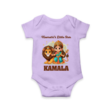 Navratri Little Star Goddess Romper - LILAC - New Born (Chest 14")