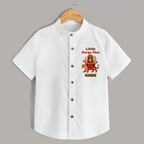 Little Durga Maa Shirt | Personalized Baby Shirt for Festival Spirit - WHITE - 0 - 6 Months Old (Chest 23")