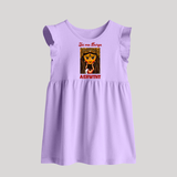 Jai Ma Durga Baby Frock | Custom Baby Frock for Durga Blessings - LILAC - 0 - 3 Months Old (Chest 17")