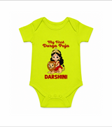 My First Durga Puja Goddess & Lion Baby Romper