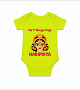 My First Durga Puja Divine Goddess Face Baby Romper