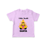Little Shakti Durga Maa Baby T Shirt - LILAC - 0-5 Months Old (Chest 17")