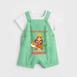 Little Sherni Goddess & Tiger Baby Dungaree - GREEN - 0 - 5 Months Old (Chest 18")