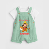 Little Sherni Goddess & Tiger Baby Dungaree - MINT GREEN - 0 - 5 Months Old (Chest 18")
