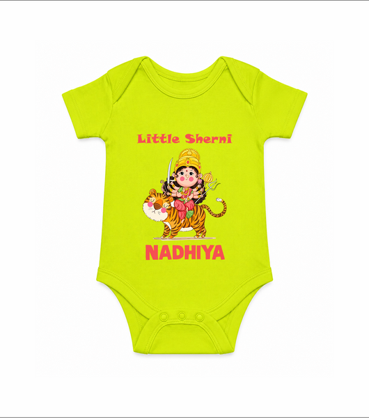 Little Sherni Goddess & Tiger Baby Romper