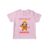 Little Sherni Goddess & Tiger Baby T Shirt - BABY PINK - 0-5 Months Old (Chest 17")