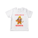 Little Sherni Goddess & Tiger Baby T Shirt - WHITE - 0-5 Months Old (Chest 17")