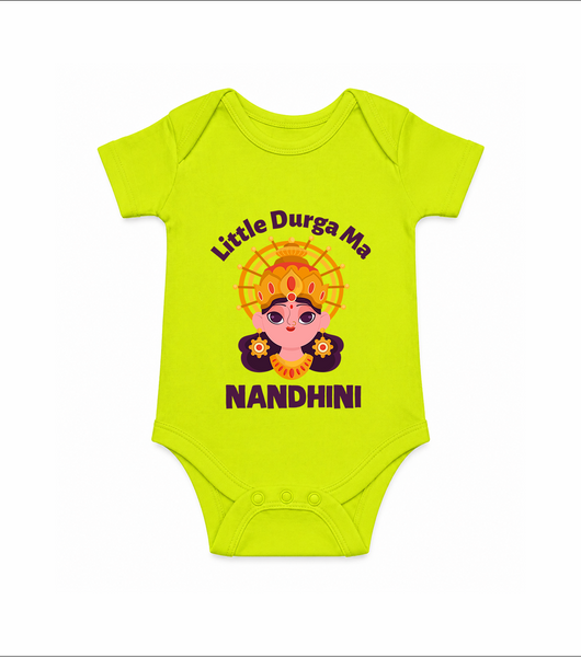 Little Durga Maa Goddess Face Baby Romper