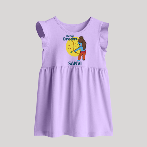 My First Dussehra Little Archer Baby frock
