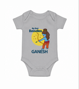 My First Dussehra Little Archer Romper - GREY - New Born (Chest 14")