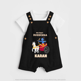 My First Dussehra Ram Leela Chariot Dungaree - BLACK - 0 - 5 Months Old (Chest 18")